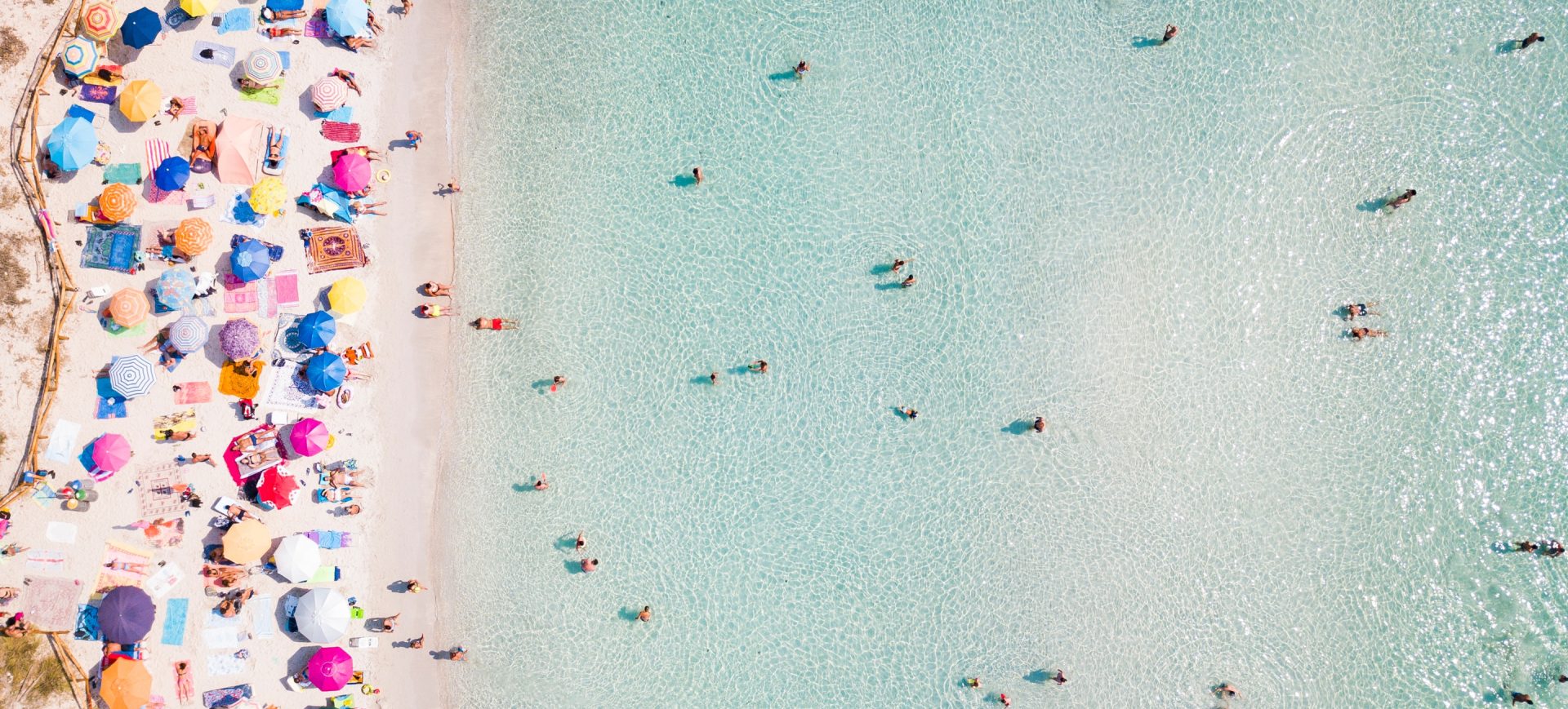 Beach Busy with People Image used for Public Policy Research Page Header