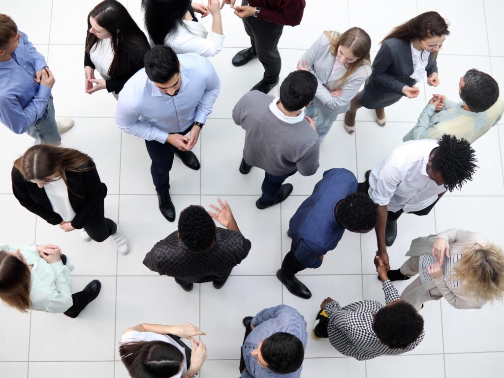 people-conversing-in-public