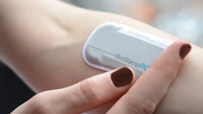 BioStamp, a band-aid like sensor that captures body data in real-time