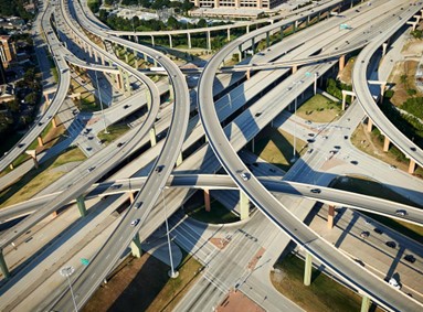 Car-dominated infrastructure