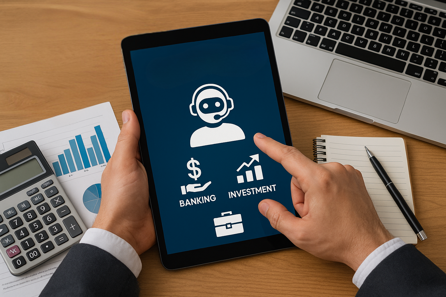 man-using-ai-agent-on-ipad-for-banking