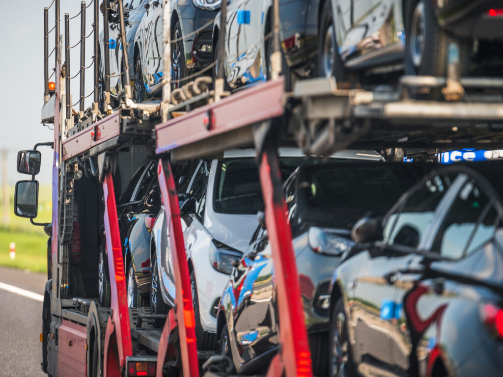 cars-being-imported-in-truck